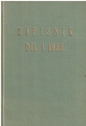  Zápisnik Dil I. 1959. časopisy zápisník z roku 1959 v knize.